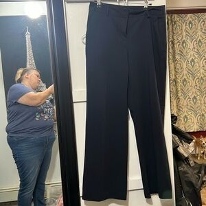 Liz Claiborne career Sophie classic size 8 short blue dress pants